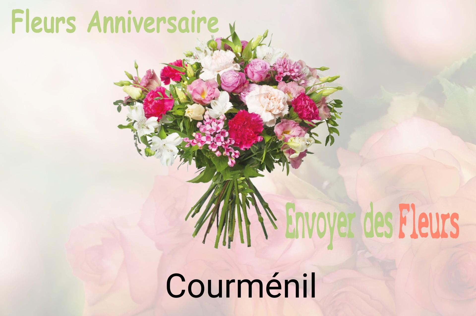 Bouquet de fleurs d’anniversaire livré à Courménil
